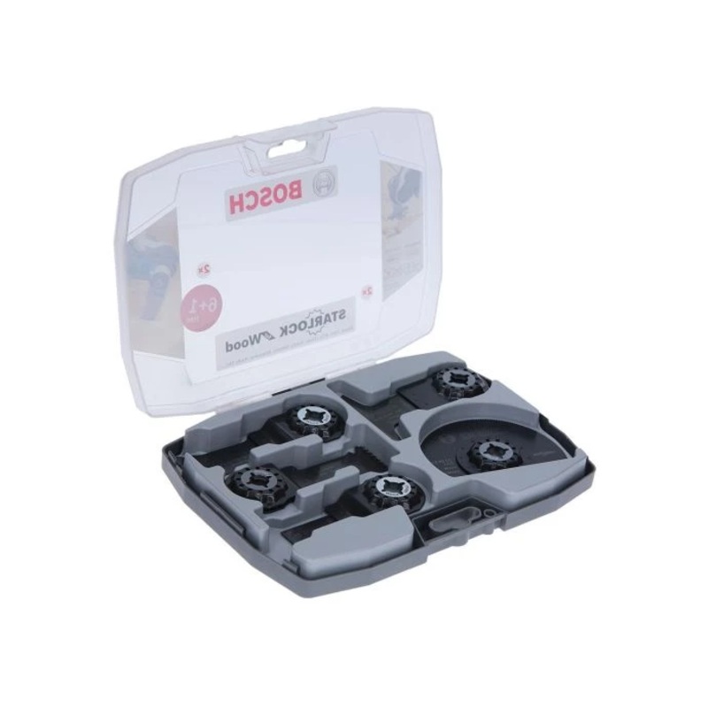 Bosch 2608664623 7 Piece Starlock Wood Multi-Tool Saw Blades Set