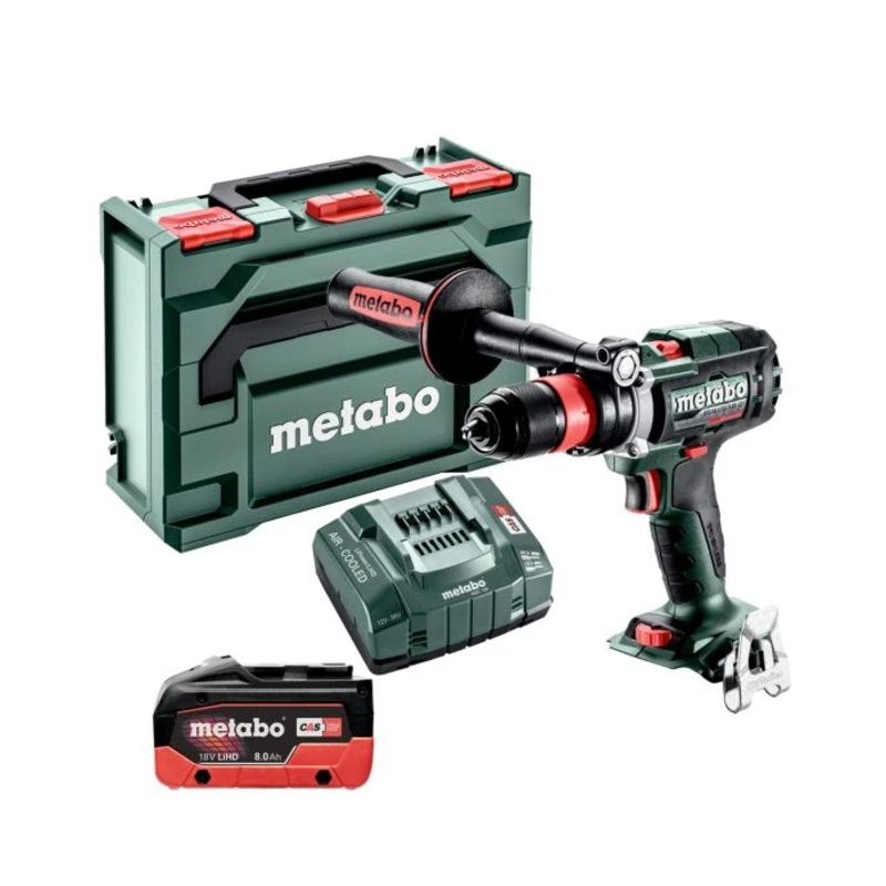 Metabo BS 18 LTX-3 BL Q I 18V Cordless Brushless Drill Driver With 1 x 8.0Ah Battery, Charger & MetaBox