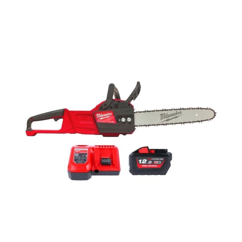 Milwaukee M18FCHS35-121 18V Cordless FUEL 35cm Chainsaw With 1 x 12.0Ah Battery & Charger