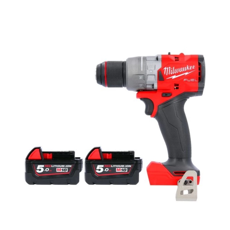 Milwaukee M18FPD3 18V FUEL Cordless Combi Drill With 2 x 5.0Ah Batteries