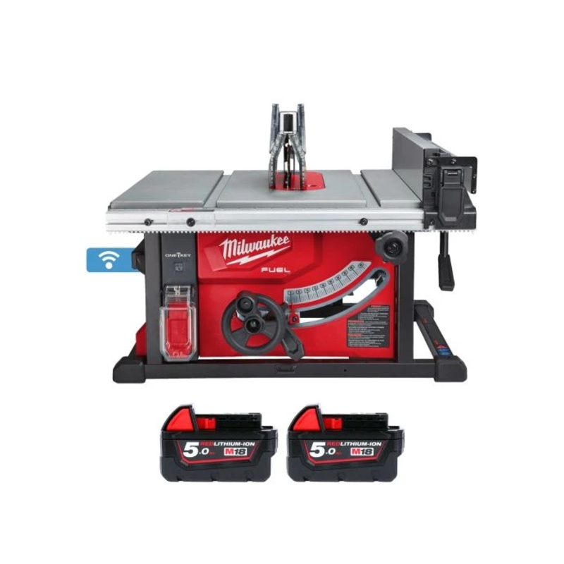 Milwaukee M18FTS210 18v M18 FUEL Table Saw With 2 x 5.0Ah Batteries