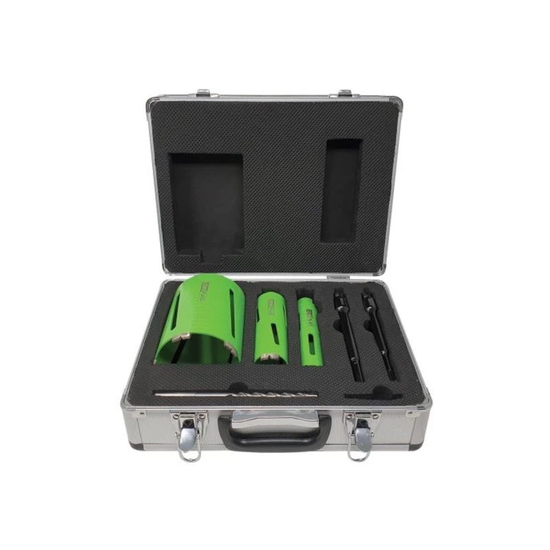 CorePlus DCDKIT7 Diamond Dry Core Drill Bit Set, 7 Piece