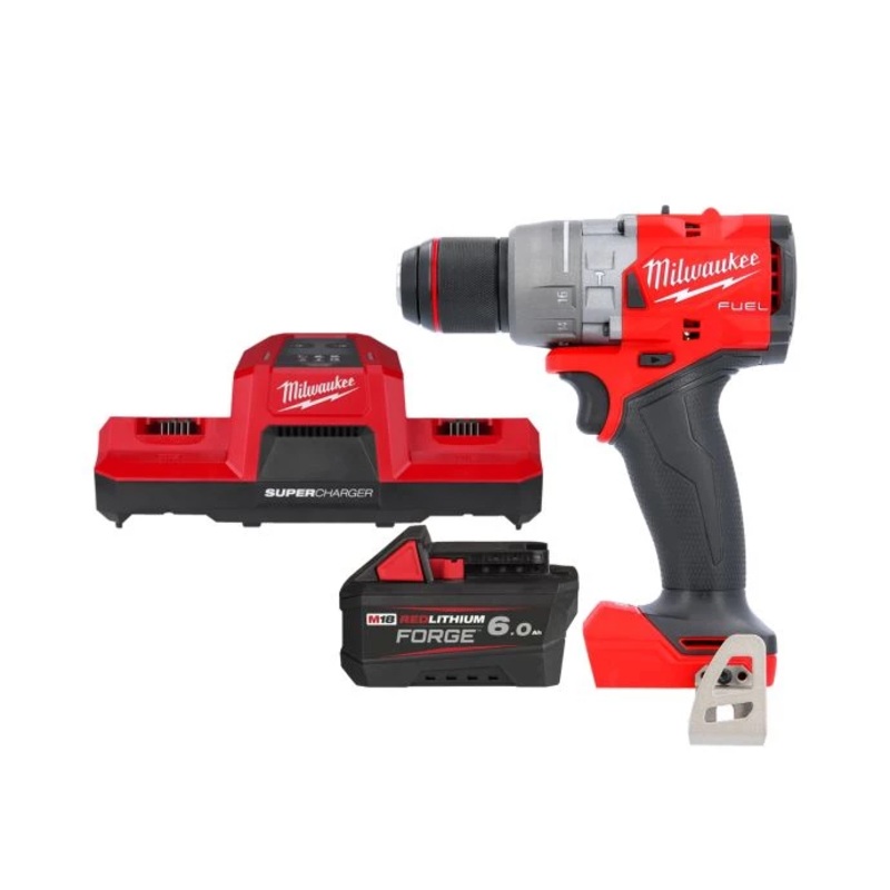 Milwaukee M18FPD3 18V FUEL Cordless Combi Drill With 1 x 6.0Ah Battery & Charger