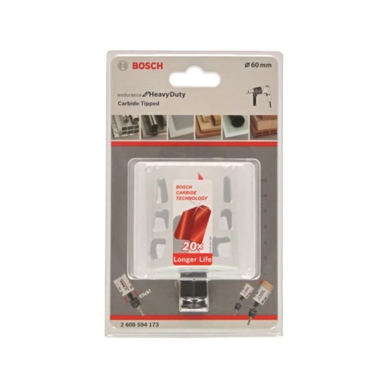 Bosch 2608594173 Endurance for Heavy Duty Carbide Hole Saw  60 mm