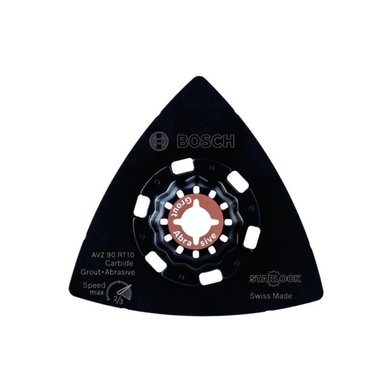 Bosch Starlock AVZ 90 RT10 Carbide-Riff Sanding Plate