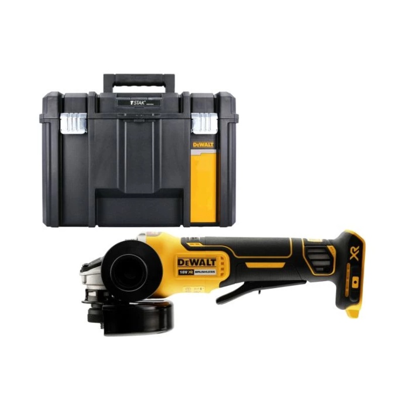 DeWalt DCG406 18V XR 5 inch / 125mm Brushless Angle Grinder With TSTAK VI Case