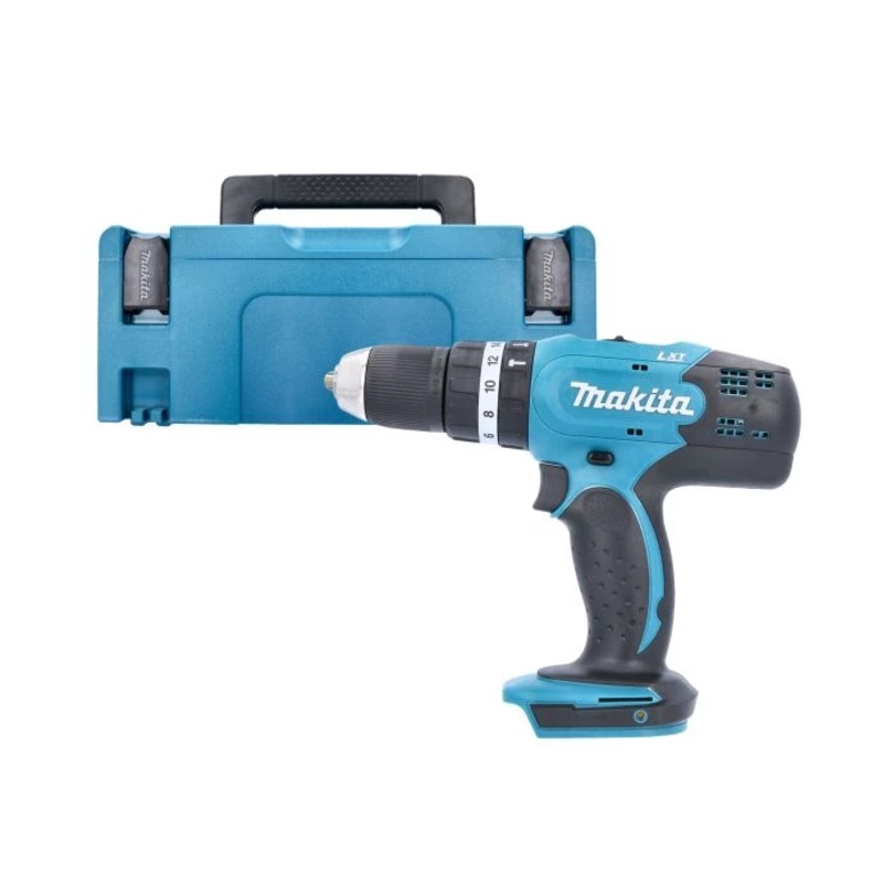 Makita Combi Drill DHP453ZJ 18V LXT Cordless 1/2″ 2-Speed Keyless chuck Max 42Nm With Case