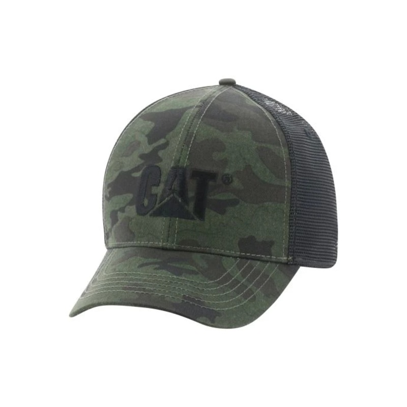 Caterpillar Raised Logo Cap Colour: Night Camo
