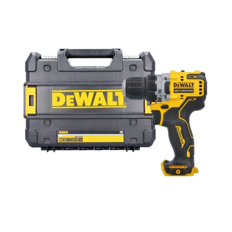 DeWalt DCD701 10.8V / 12V XR Cordless Brushless Sub-Compact Drill Driver With Carry Case