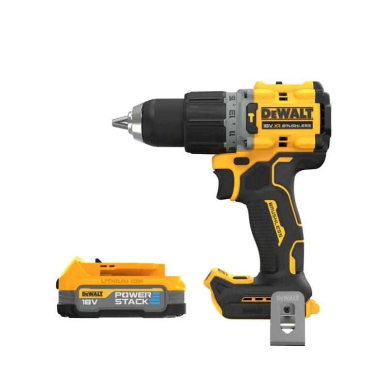 DeWalt DCD805 18V Cordless Brushless Combi Drill With 1 x 1.7Ah Powerstack Battery