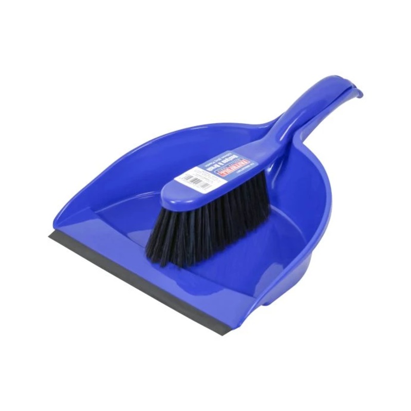 Faithful FAIBRDUSTSET Plastic Dustpan & Brush Set