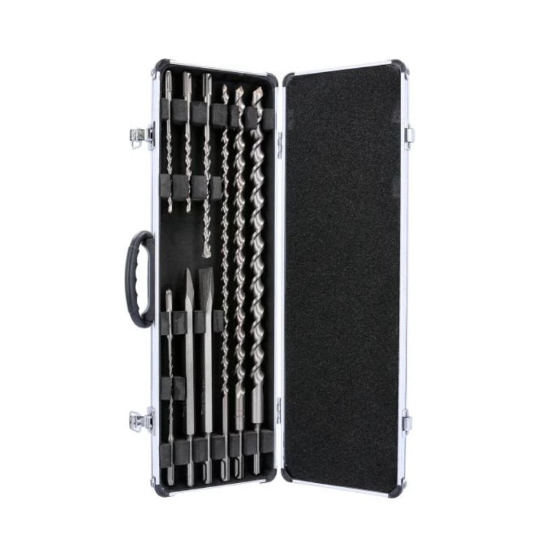 Makita D-21191 SDS+ Drill Bit & Chisel Set 10 Piece in Aluminium Carrying Case