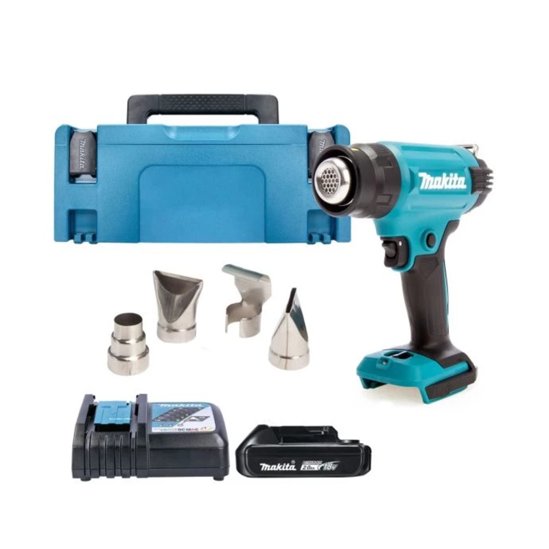 Makita DHG181 18V LXT Cordless Heat Gun With 1 x 2.0Ah Battery, Charger & Case