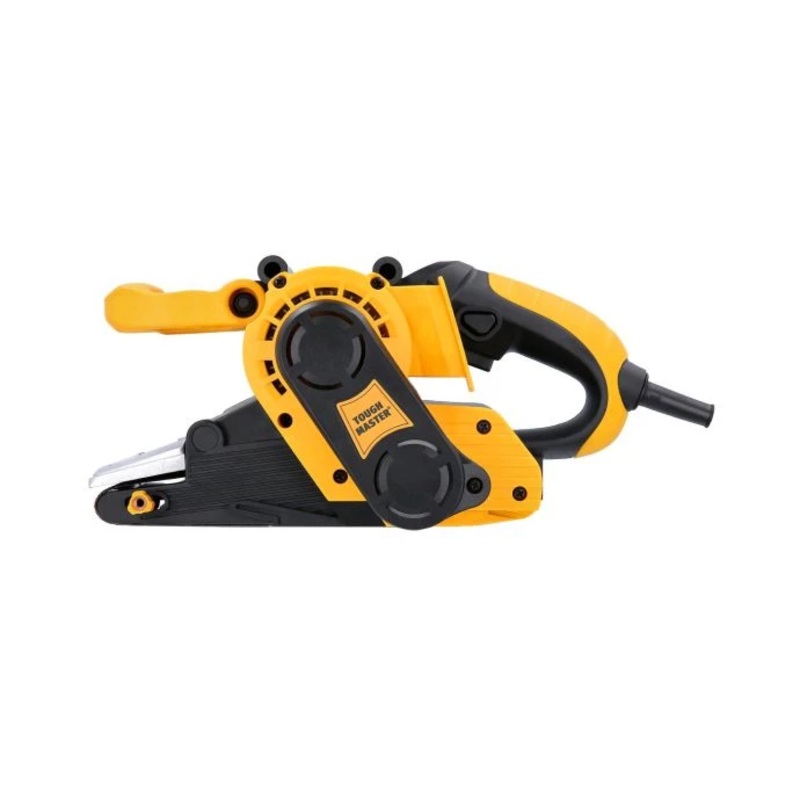 TOUGH MASTER Belt Sander 76x457mm Portable with Dust Collection Bag & 5 x Sanding Belts