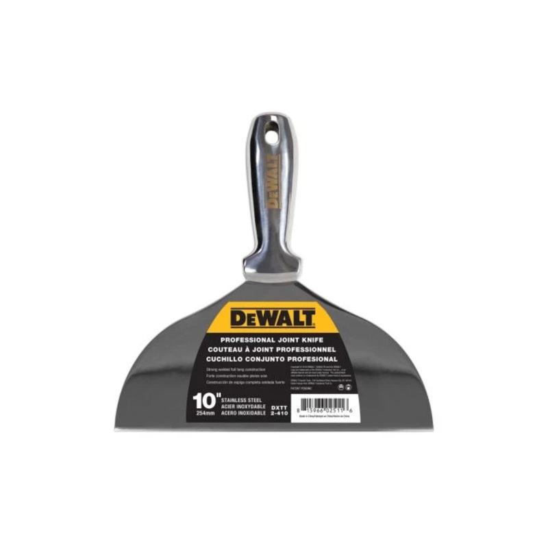 DeWalt DDW2410 250mm / 10 Stainless Steel Professional Jointing/Filling Knife