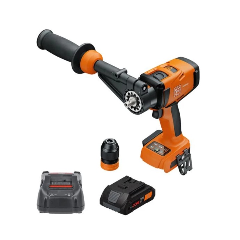 Fein ASCM 18-4 QMP AS 18V AMPShare Cordless Brushless Combi Drill With 1 x 4Ah Battery & Charger