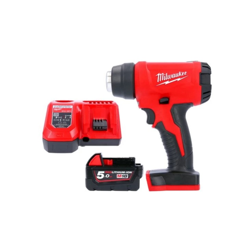 Milwaukee M18BHG KIT16 18v Heat Gun 1 x 5.0Ah Battery & Charger