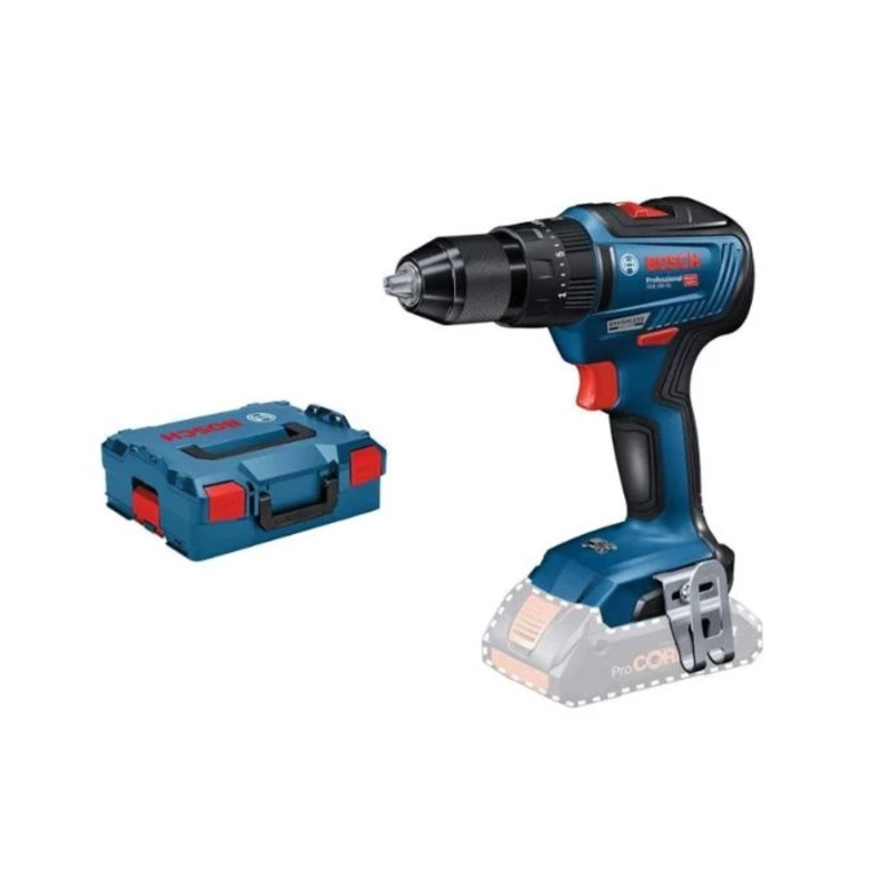 Bosch GSB 18V-55 Bare Unit with L-Boxx BRUSHLESS 18V Combi Drill  – 06019H5303