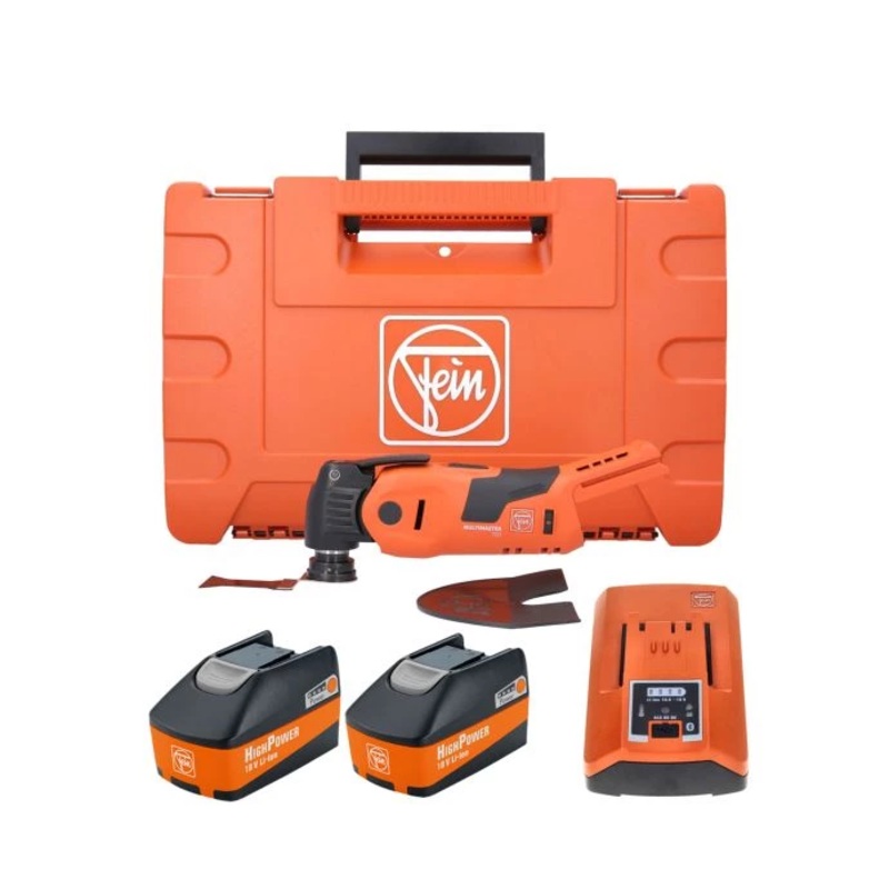 Fein AMM 700 Max Select 18V Cordless Oscillating Multi-Tool With 2 x 5.2Ah Batteries, Charger & Carry Case