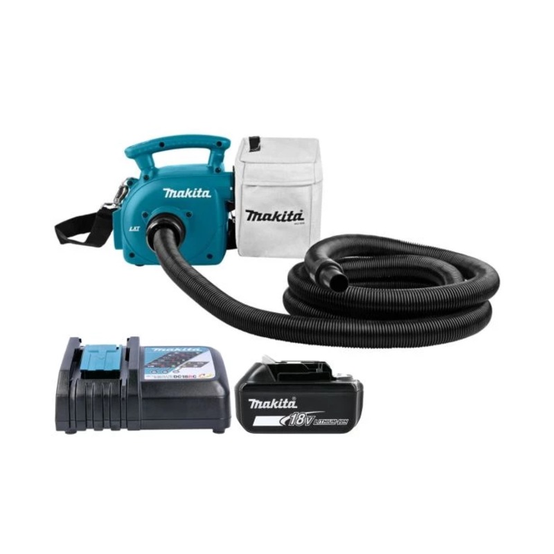 Makita Vacuum Dust Extractor/Blower DVC350Z 18V LXT Cordless 2-Speed 3L With 1 x 5.0Ah Battery & Charger