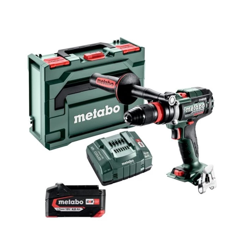 Metabo BS 18 LTX-3 Q I Metal 18V Cordless Brushless Drill Driver With 1 x 4.0Ah Li-Power Battery, Charger & MetaBox