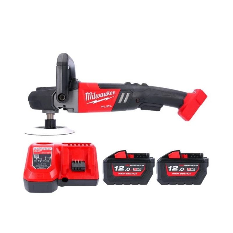 Milwaukee M18FAP180 Polisher + 2 x M18HB12 & Charger