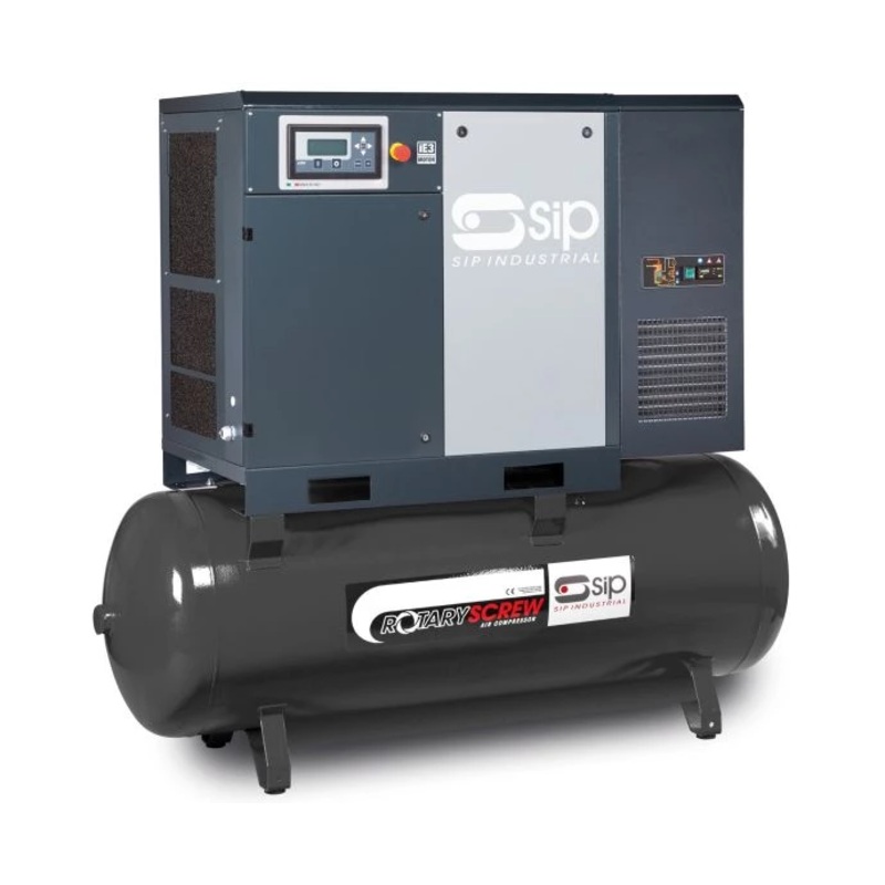 SIP RS15-10-500DD/RD 500ltr Rotary Screw Compressor with Dryer