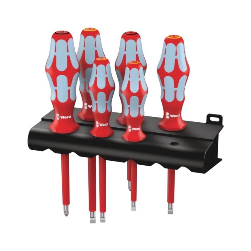 Wera 05022745001 6 Piece 3165 i/6 Stainless and Rack Screwdriver Set