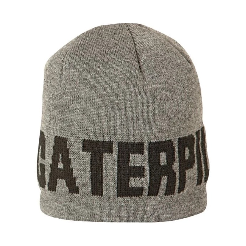 Caterpillar Branded Beanie Cap Colour: Dark Heather Grey