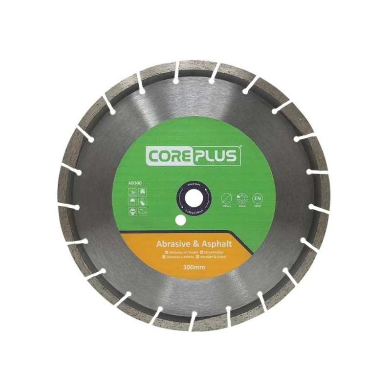 CorePlus AB300 Abrasive & Asphalt Diamond Blade 300mm