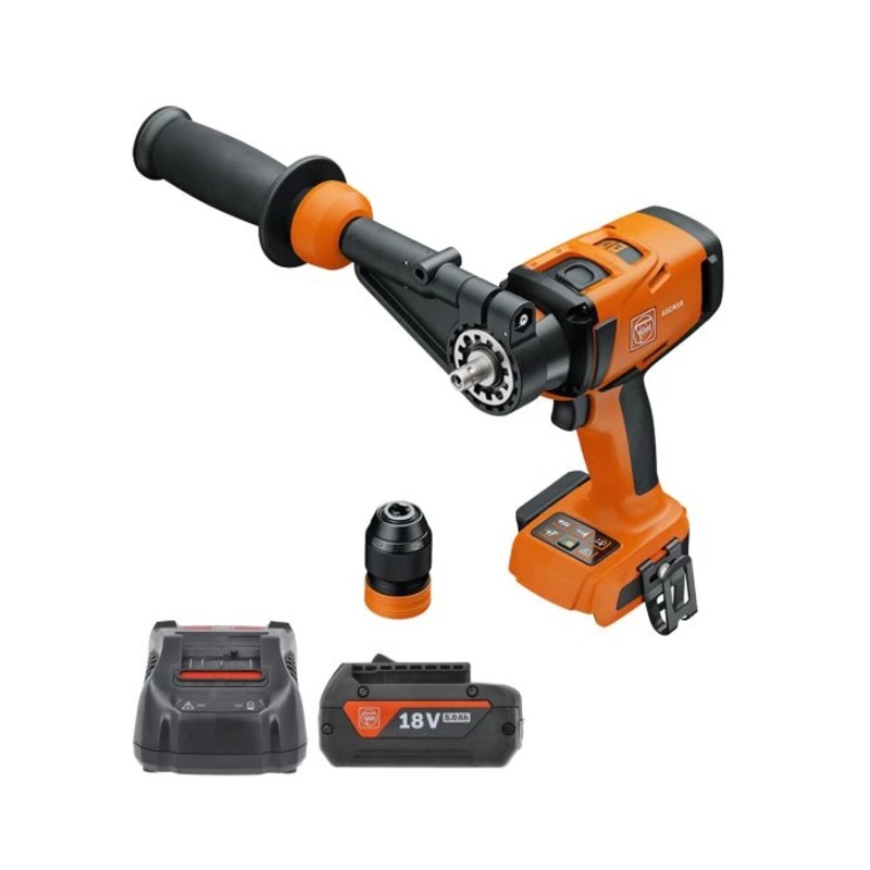 Fein ASCM 18-4 QMP AS 18V AMPShare Cordless Brushless Combi Drill With 1 x 5Ah Battery & Charger