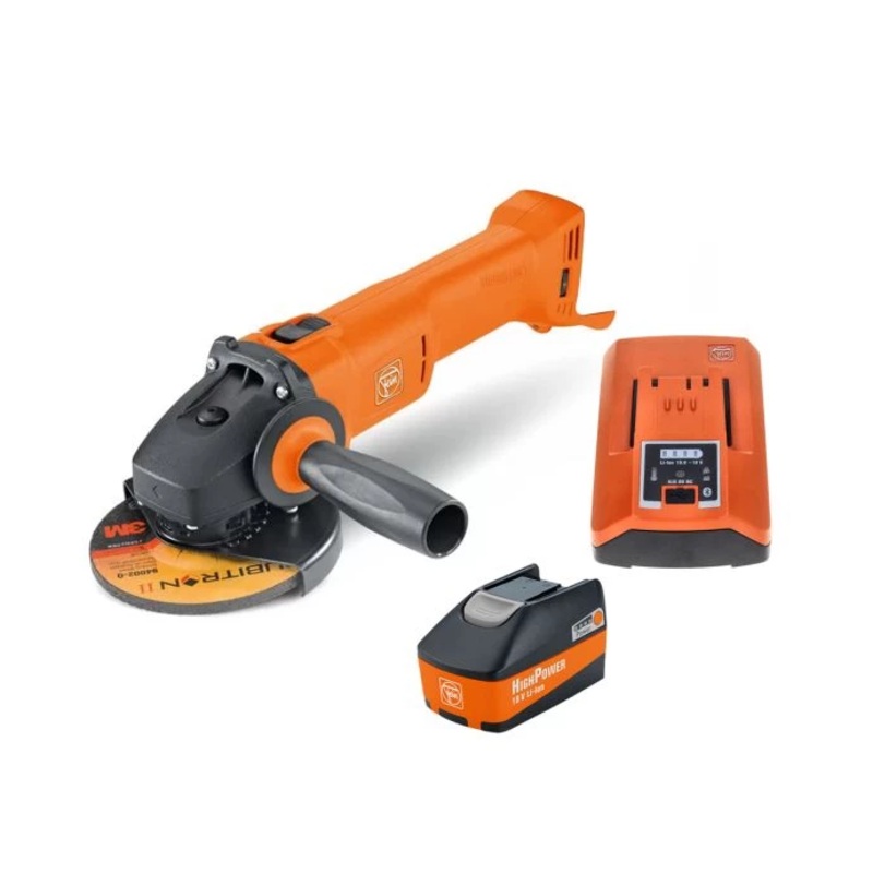 Fein CCG 18-115 BL Select 18V 115mm Brushless Angle Grinder With 1 x 5.2Ah Battery & Charger