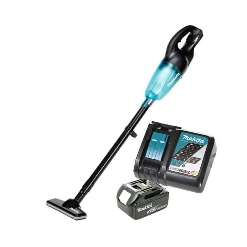 Makita DCL180 18V LXT Cordless Black Vacuum Cleaner With 1 x 6.0Ah Battery & Charger