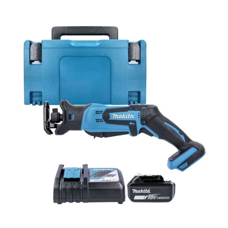 Makita Reciprocating Saw DJR183Z 18V LXT Cordless Compact 13mm With 1 x 4.0Ah Battery, Charger & Case