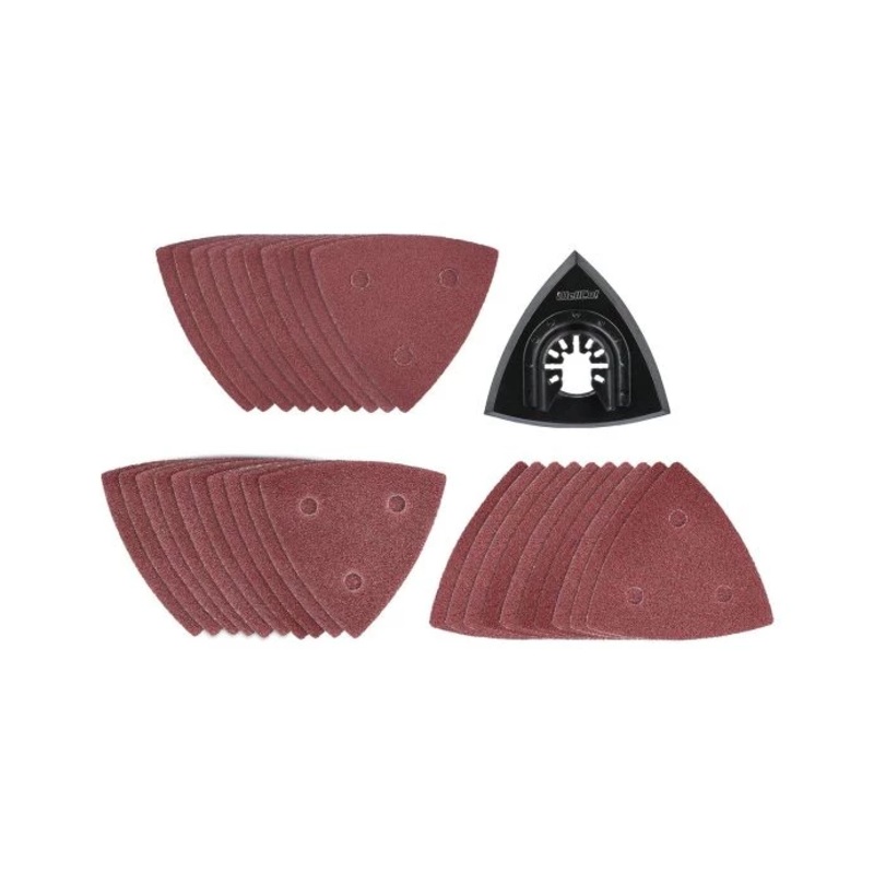 WellCut Multi Tool Sanding Set 31 pieces with Quick Release 80mm (WC-MTS31)