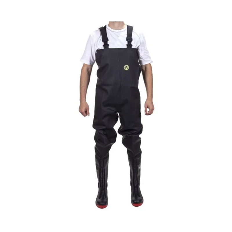 Amblers Danube Chest Safety Wader – Size: 4 Colour: Black