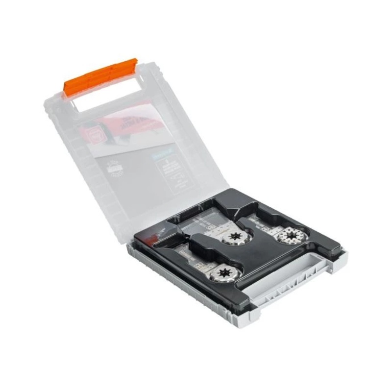 Fein 35222967030 6 Piece Best of E-Cut Starlock Plus Wood & Metal Accessories Set in Carry Case
