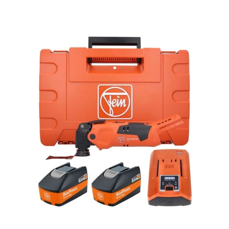 Fein AMM 500 PLUS 18V Select Oscillating Multi Tool With 2 x 5.2Ah Battery, Charger & Carry Case