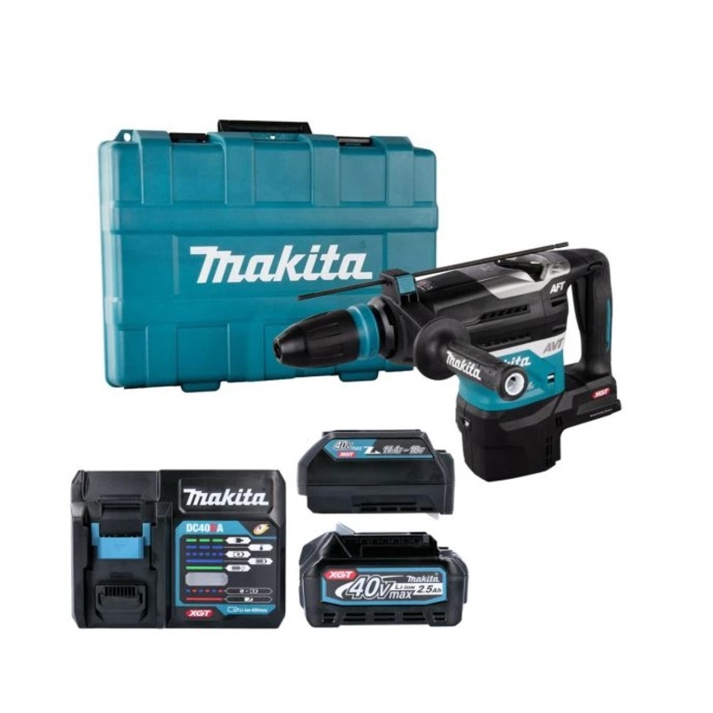 Makita HR005G 40Vmax XGT Brushless Rotary Demolition Hammer With 1 x 2.5Ah Battery, Charger, Adaptor & Case” data-next-head=””/><meta property="product:category" content="Demolition Hammers