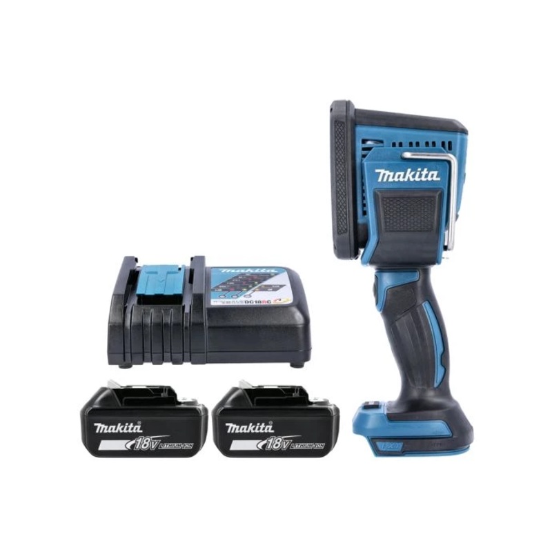 Makita LED Flashlight DML812 14.4V/18V LXT Cordless 1250 Lumen With 2 x 5.0Ah Batteries & Charger