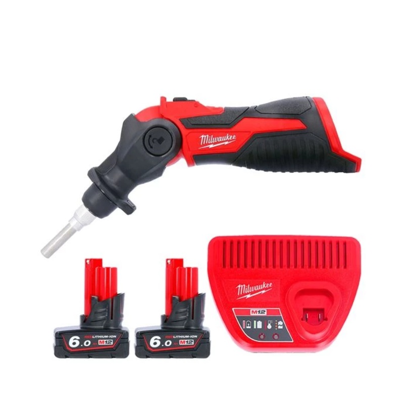 Milwaukee M12SI M12 12V Soldering Iron With 2 x 6.0Ah Batteries & Charger