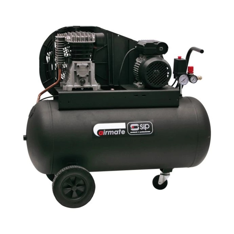 SIP TN3/100-SRB 100ltr Belt Drive Compressor