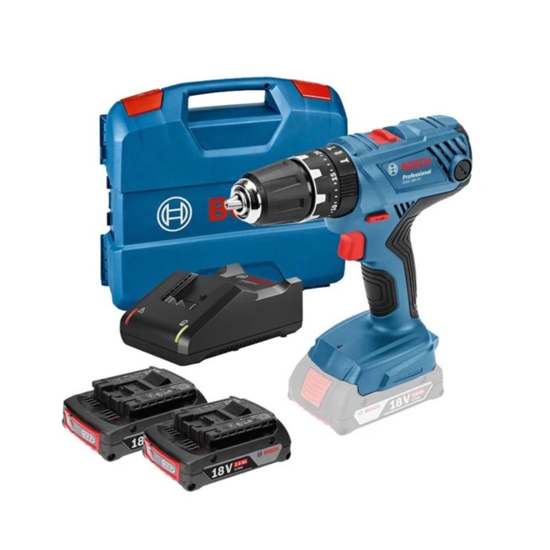 Bosch GSB 18V-21 (2x GBA 2.0Ah, GAL 18V-40, L-BOXX) 18V Combi – 06019H1175