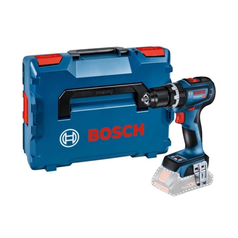 Bosch GSB 18V-90 C Bare Unit with L-Boxx BRUSHLESS 18V Combi Drill – 06019K6102
