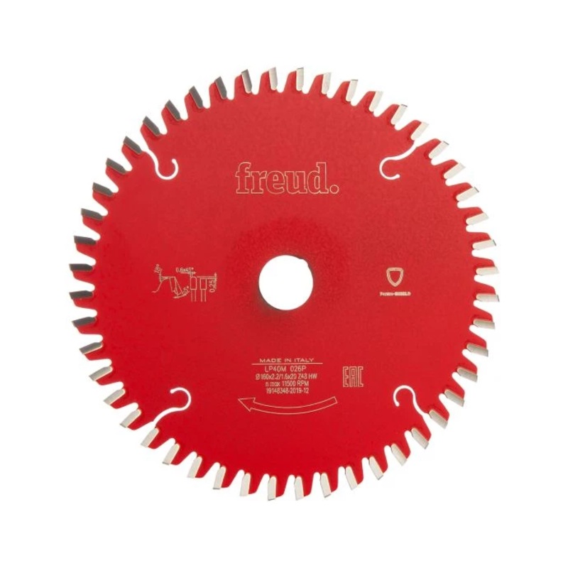 Freud F03FS03729 LP40M 026P Circular Saw Blade for Solid Wood – 160mm x 20mm x 48 Teeth