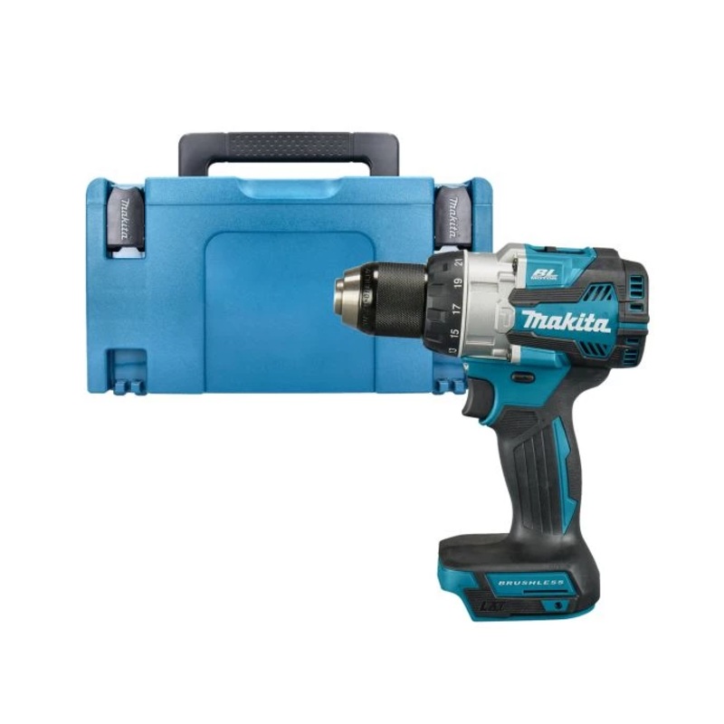 Makita Combi Drill DHP489Z 18V LXT Cordless Brushless 1/2″ 2-Speed Keyless Chuck Max 40Nm 620W With Case Type 3