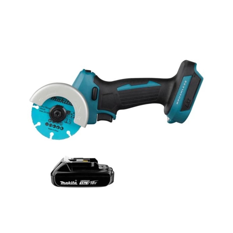 Makita Cut-Off Saw DMC300Z 18V LXT Cordless Brushless 76mm With 1 x 1.5Ah Battery
