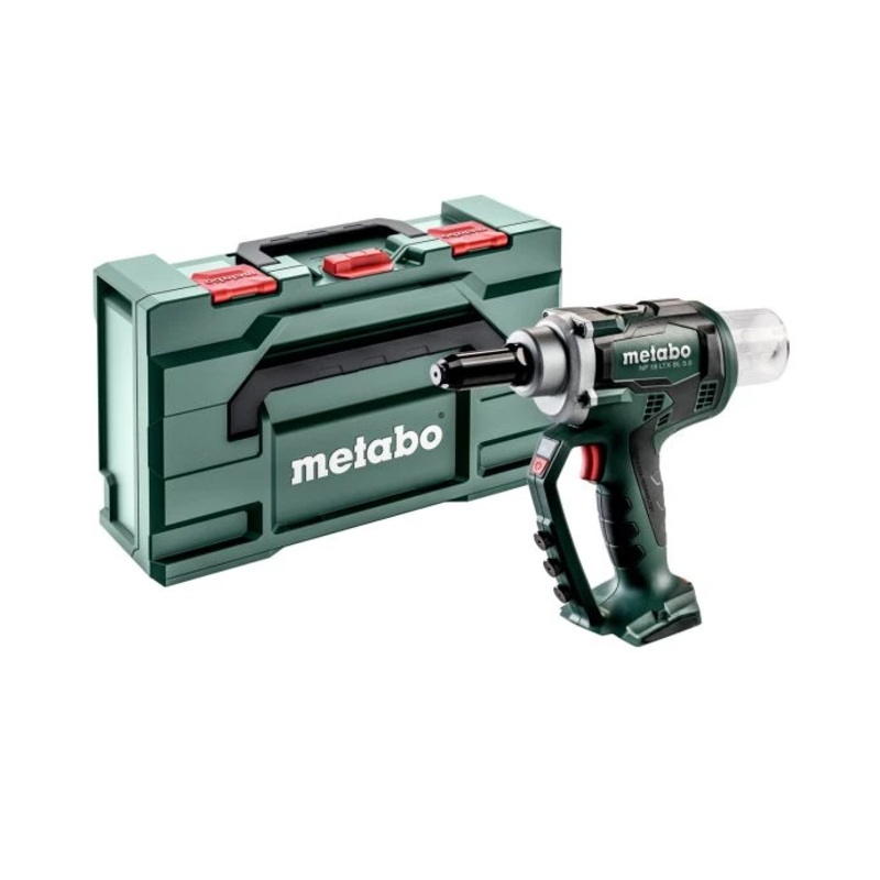 Metabo Blind Rivet Gun Cordless 18V NP 18 LTX BL 5.0, CAS Compatibility With metaBOX 145 L