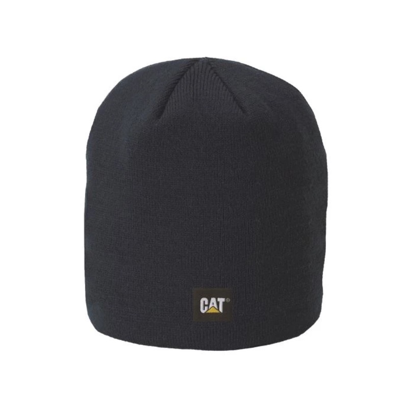 Caterpillar Logo Knit Cap Colour: Navy