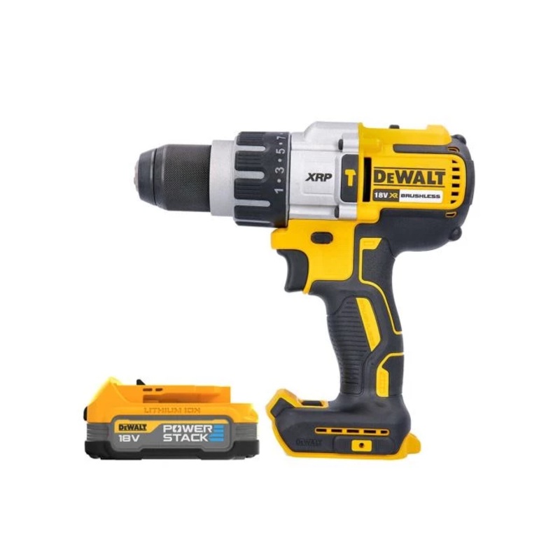 DeWalt DCD996N 18V Cordless XRP 3 Speed Brushless Hammer Combi Drill With 1 x 1.7Ah Powerstack Battery